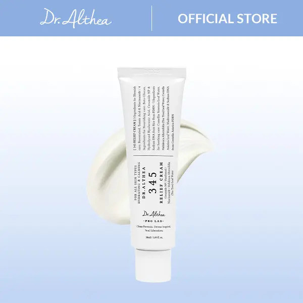 [Dr.AltheaOfficial]345ReliefCream-DailyFace Moisturizer,BlemishReliefCare,hingRecovery,Veganเกาหลีca