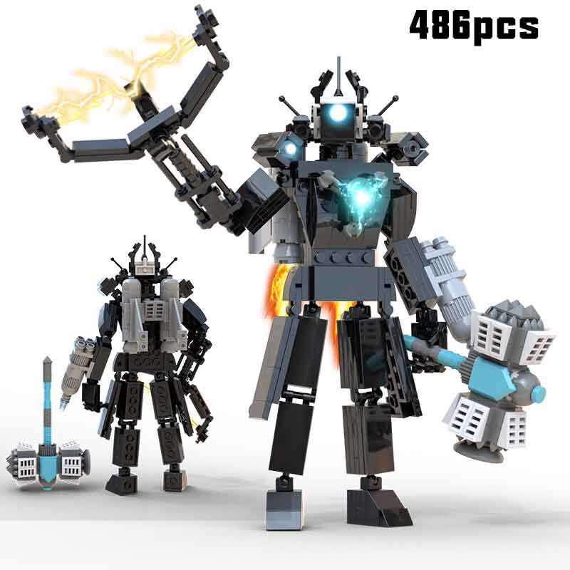Skibidi ห้องน้ําอาคารบล็อกของเล่น Speakerman/Titan Cameraman/Titan TVman ของเล่นสําหรับชายของขวัญเด็