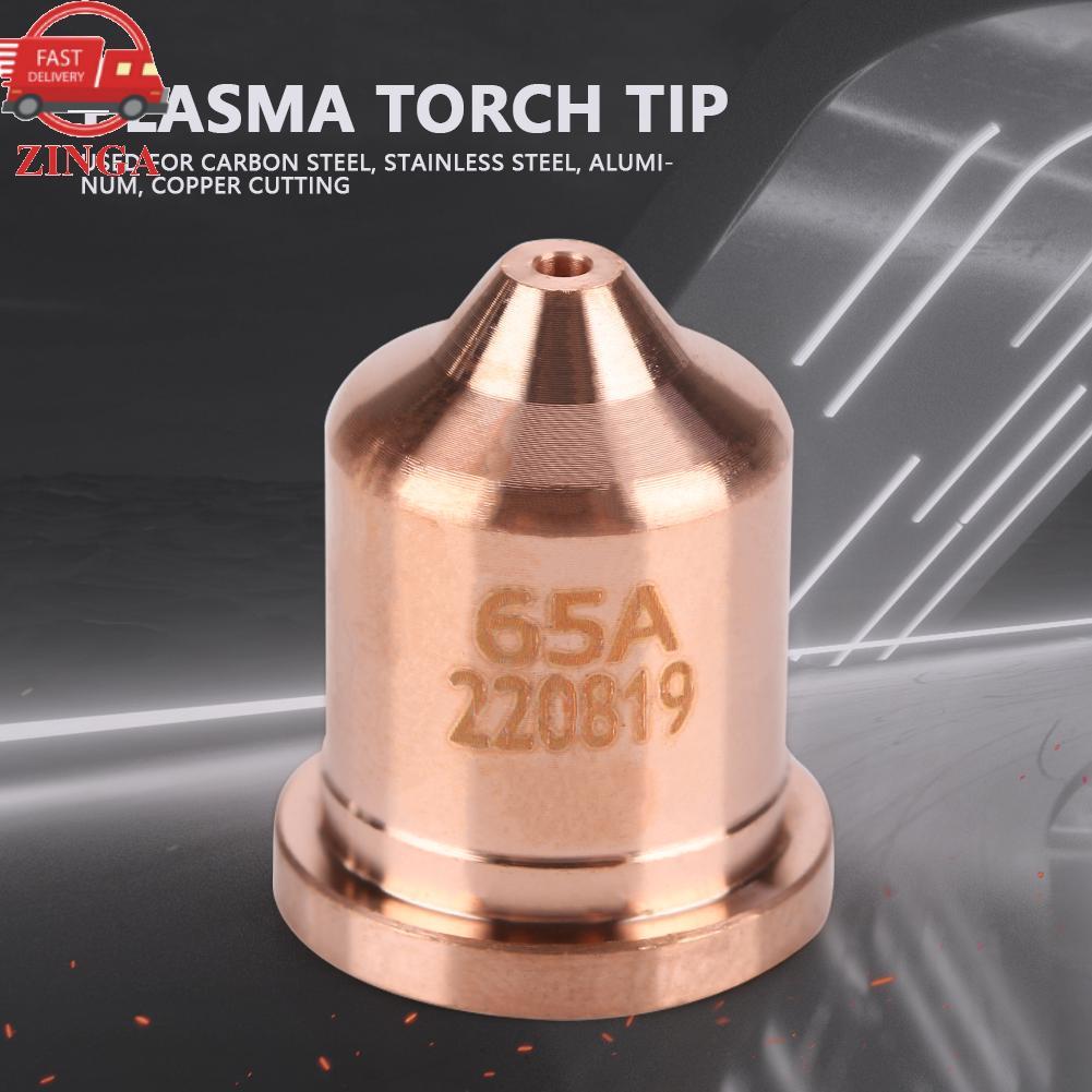 Zinga Zinga ไฟฉายพลาสม่า TIP 5pcs เครื่องตัดหัวฉีดเคล็ดลับวัสดุสิ้นเปลือง 220819 สำหรับ MAX65 ตัดเคร