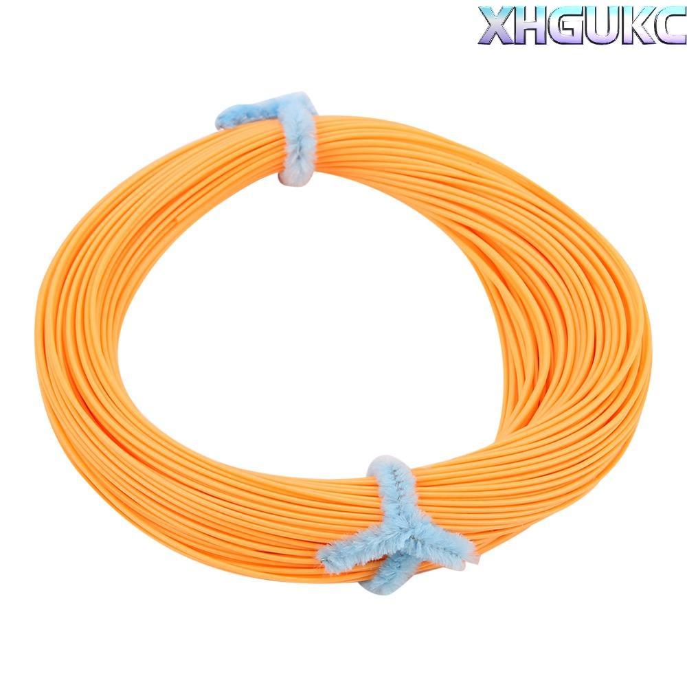 XHGUKC Fly สายตกปลา, 3wt 4wt 5wt 6wt 7wt 8wt ไนลอนลอย Fly สายตกปลา, ทนทาน 100FT หลายสี Fly Line ตกปล