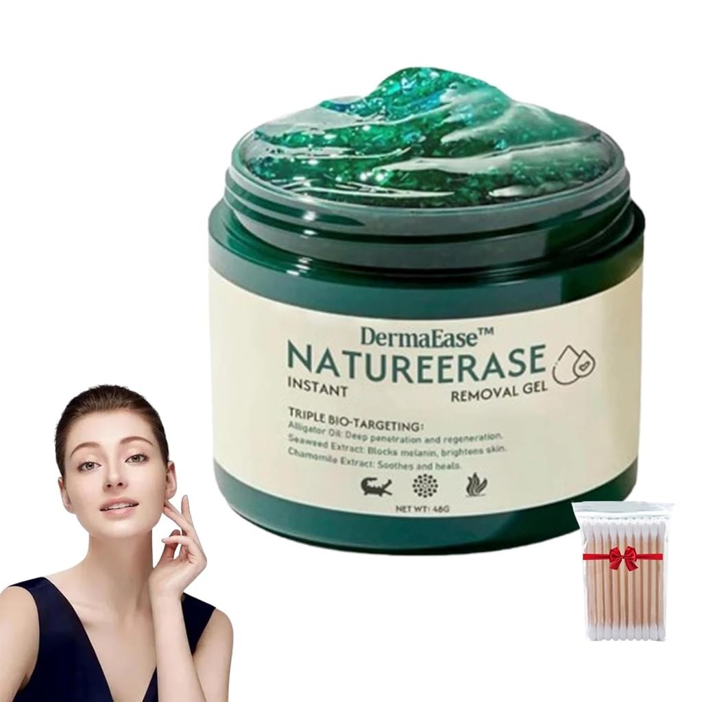 Dermaease Natureerase Instant Removal Gel, Derma Ease Cream, Nature Erase Gel, Moisturizing and Nour