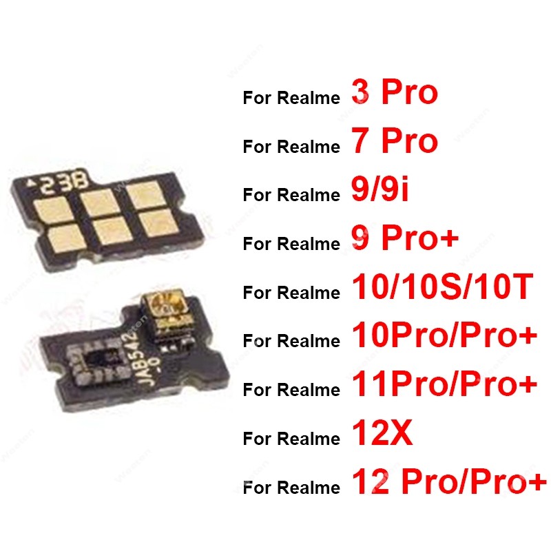สําหรับRealme 3 7 9 10 10S 10T 11 12X 13 Pro Plus 4G 5G Proximity Light Sensor Flex Ambient Light Sensingเชื่อมต่อชิ้นส่วน
