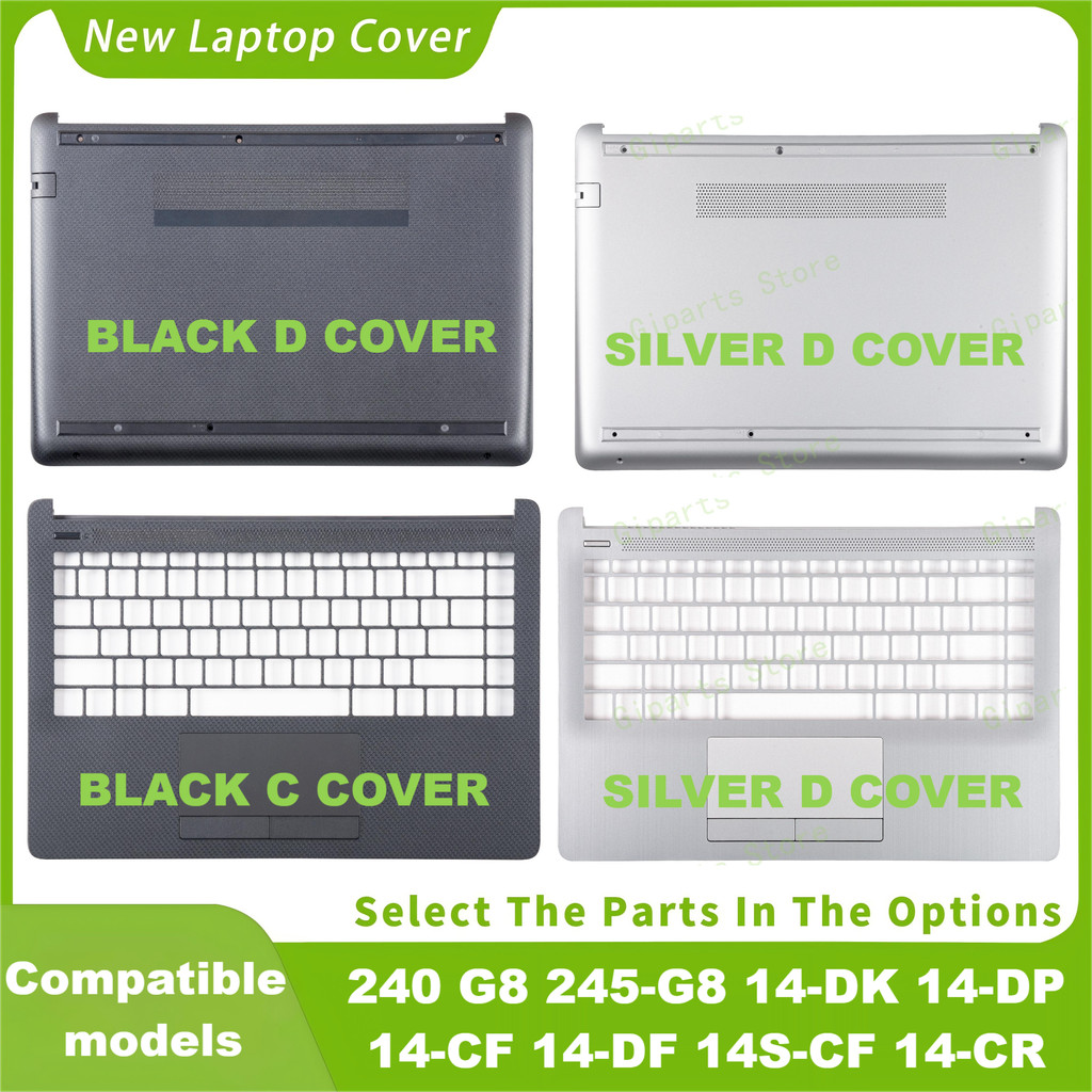 สําหรับ HP 240 G8 245-G8 14-DK 14-DP 14-CF 14-DF 14S-CF 14-CR TPN-l130 TPN-l135 Palm Rest ฐานฝาครอบ