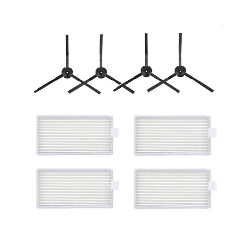 แปรงด้านข้าง Hepa Filter เข้ากันได้กับ ILIFE V2 หุ่นยนต์เครื่องดูดฝุ่นอุปกรณ์เสริม