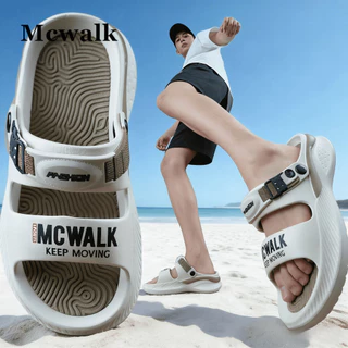MCWALK แบบคลาสสิค ด้านล่างหนา 5 ซม. รองเท้าแตะ สากลชาย และหญิง รองเท้าทำงาน รองเท้าแตะ MC2409-1
