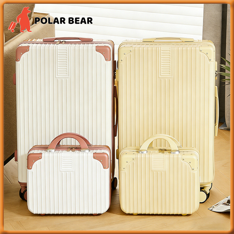 ซื้อ หนึ่ง รับ หนึ่ง ฟรี  กระเป๋าล้อลาก 20/24/28 นิ้ว แถมกระเป๋าเดินทางใบเล็ก 14 นิ้ว กระเป๋าเดินทางสไตล์เกาหลี ความจุเยอะ นําเข้