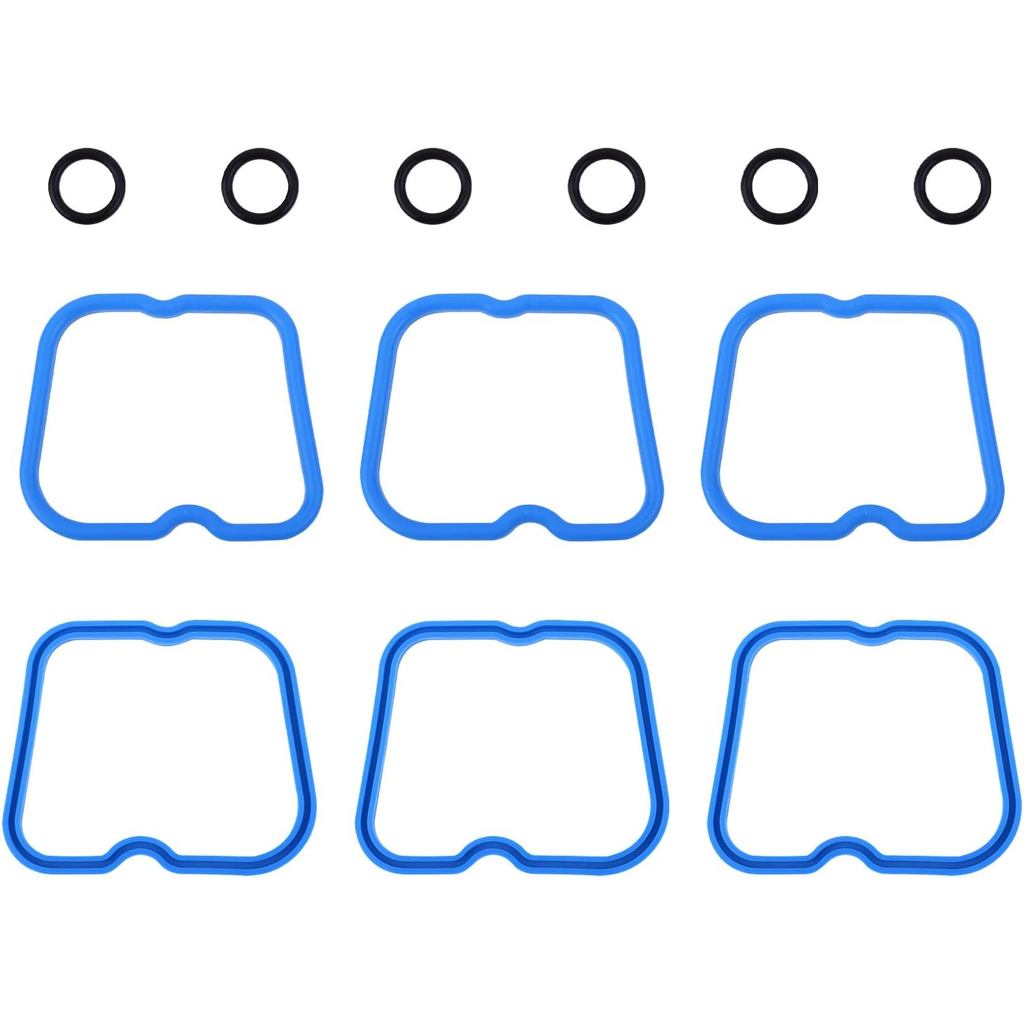 5.9 Cummins ชุดซีลปะเก็นฝาครอบวาล์ว (6 ชิ้น) Fit สําหรับ 1989-1998 Ram 2500 3500 D250 D350 W250 W350