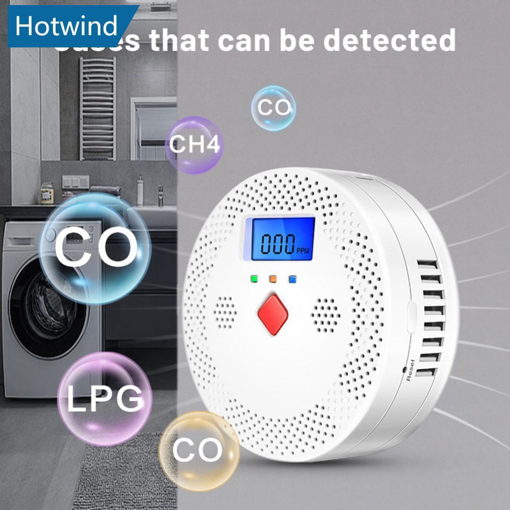 HW Tuya WiFi สมาร์ทเครื่องตรวจจับคาร์บอนมอนอกไซด์ CO Monitor 85dB เสียงเตือน LCD จอแสดงผลดิจิตอล Saf