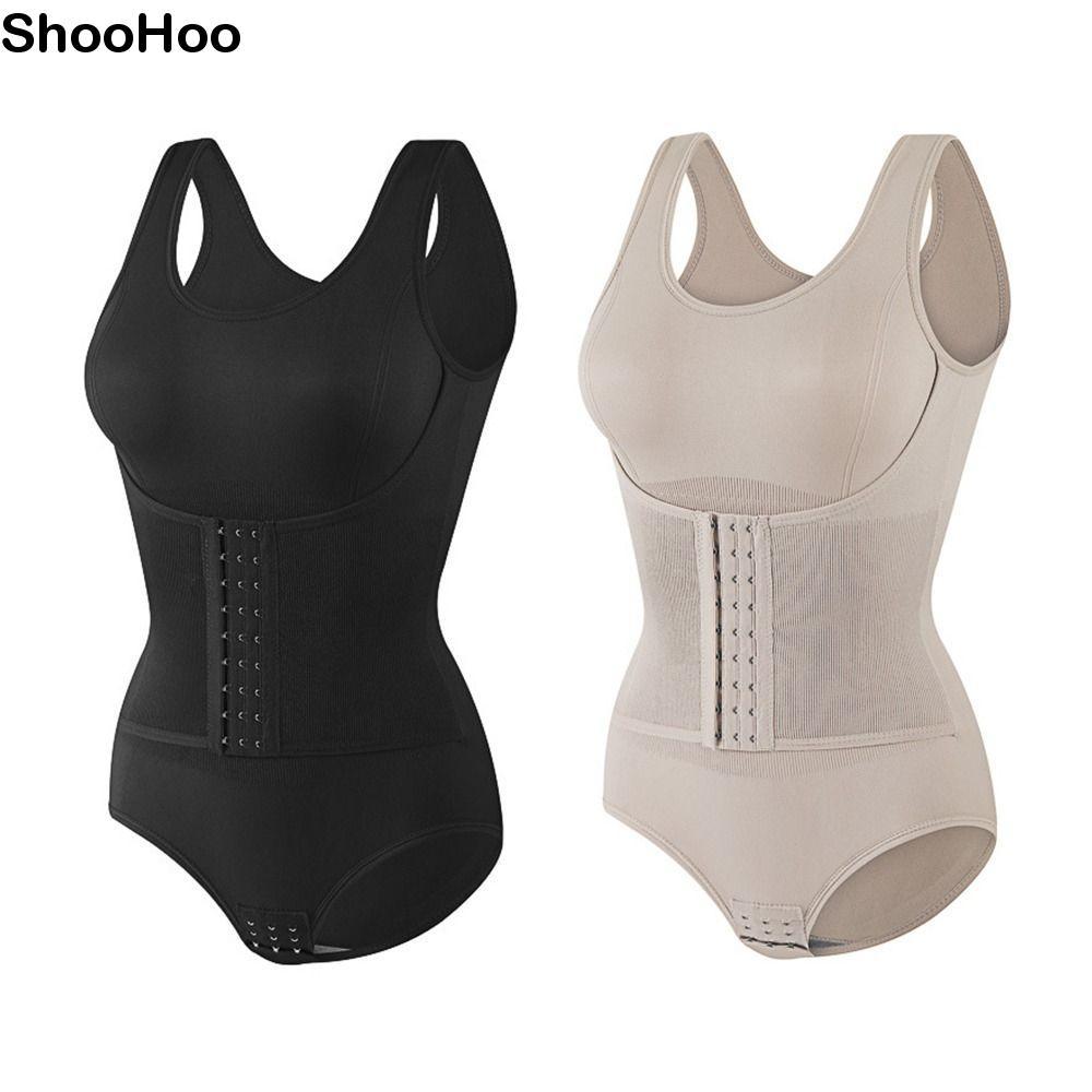 SHOOHOO บอดี้สูท Shapewear, Tummy Control Sculpting Full Body Shaper, 2025 เข็มขัดปรับได้ Plus ขนาดซิป Slimming Undergarments สําหรับผู้หญิง