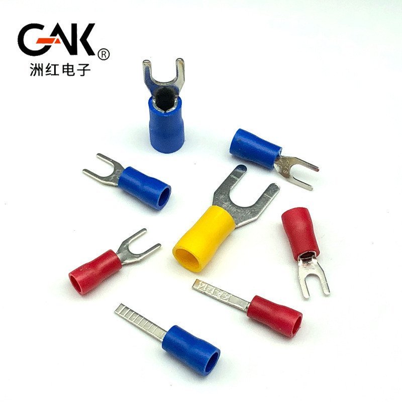 สําหรับผู้ผลิตรูปส้อมเทอร์มินัลฉนวนล่วงหน้าขายส่งเทอร์มินัลเย็นกด Y-Type SVU Type Copper Nose Series