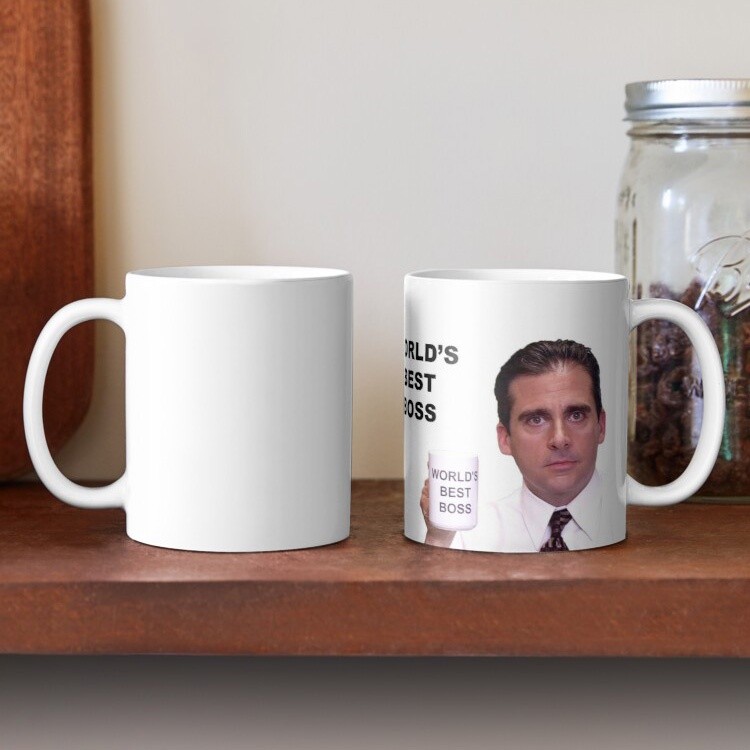 แก้วกาแฟ Michael Scott Worlds Best Boss Ceramics