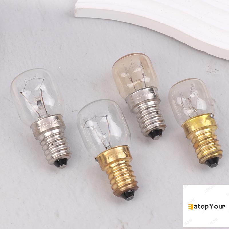 EatopYour หลอดไฟอุณหภูมิสูง 120/220V 15W 25W E14 300 องศา T22 เตาอบไมโครเวฟหลอดไฟ Steamer หลอดไฟหลอด