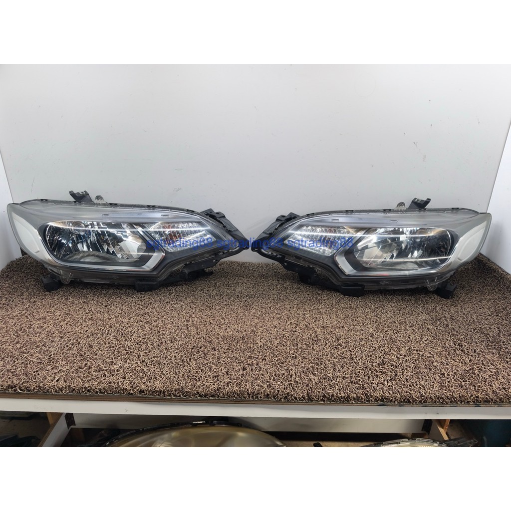 ญี่ปุ่น Honda Jazz Fit GK3 GK4 GK5 GP5 GP6 หลอดไฟฮาโลเจน Lampu 1 ชุดซ้ายและขวา