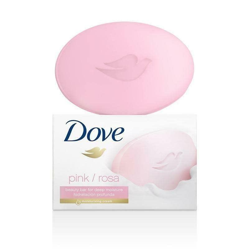 Dove Beauty Cream Bar Soaps สีชมพู 16 ก้อน 4.76 ออนซ์ / 135 กรัมแต่ละอัน