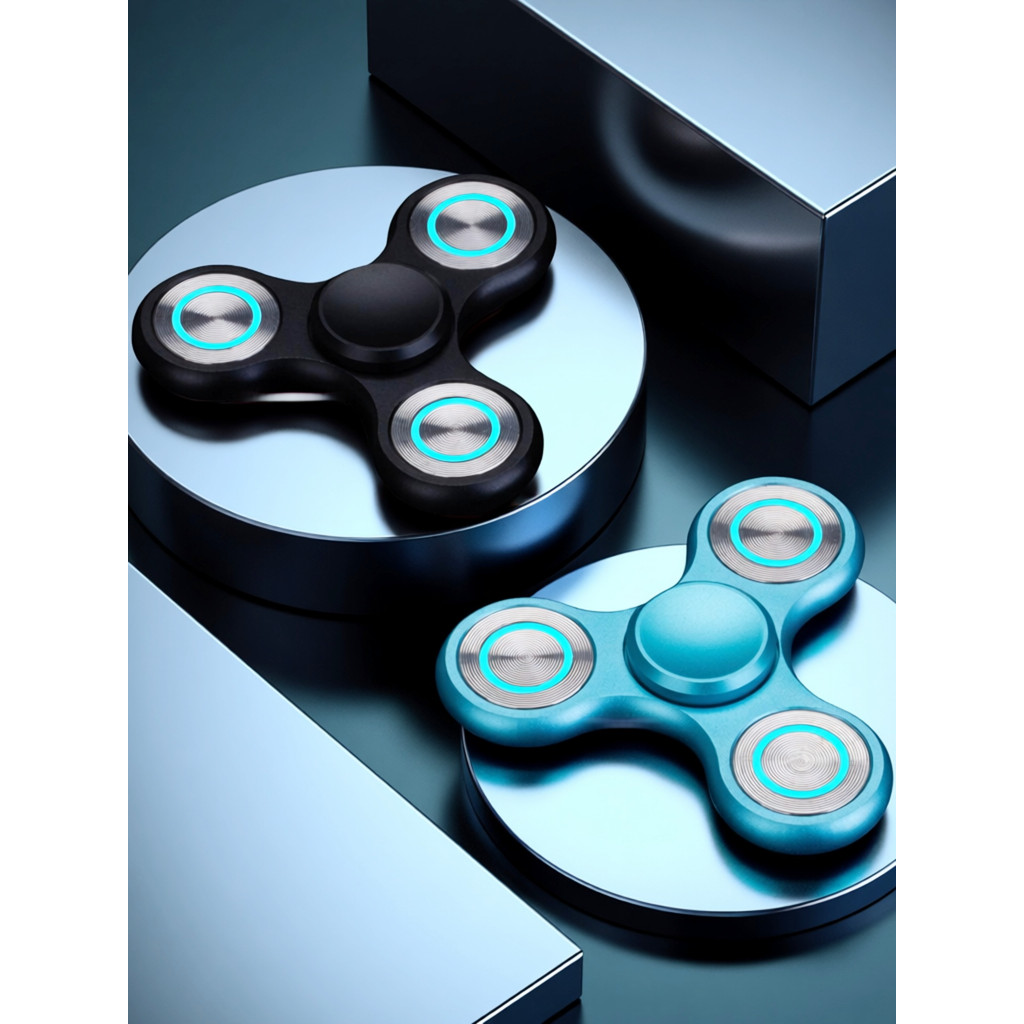 beyblade x ของแท้ เบลเบลด x ใหม่ Luminous Fidget Spinner Leaker อลูมิเนียม Finger Spinner Luminous ผ