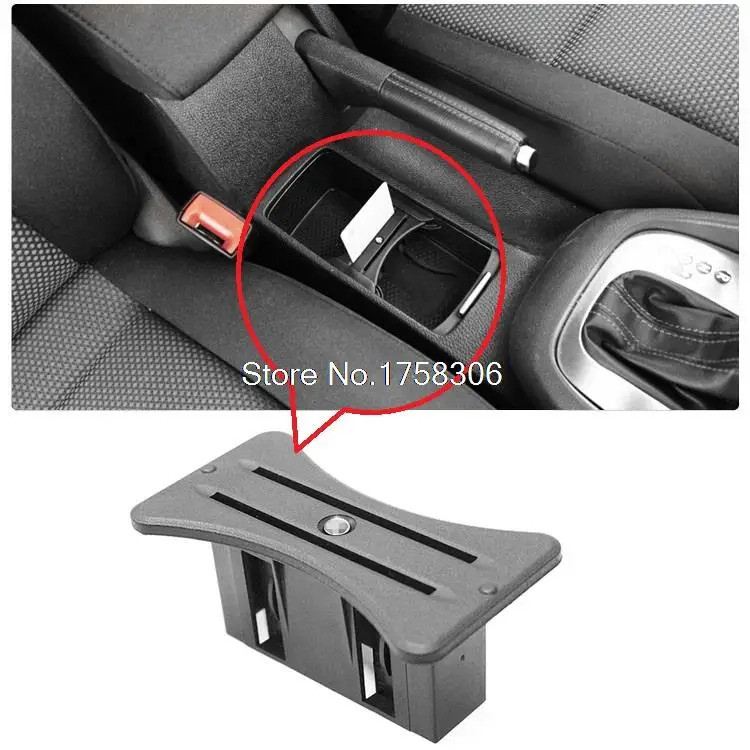 Center Car Card Holder with Coin Slot fit for VW GOLF6 MK6 GTI R20 Card holder