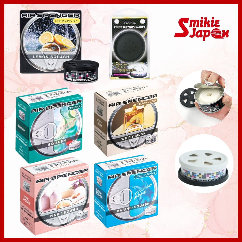 Eikosha Air Spencer Car Air Freshener Canister 40g Assorted Colors Direct from Japan