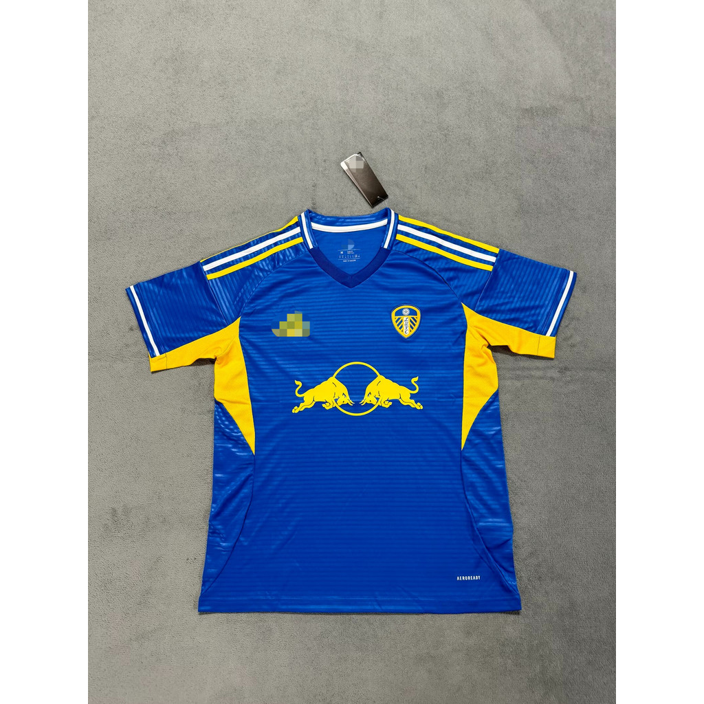 เสื้อฟุตบอลแขนสั้น Fan Edition 2025-2026 Leeds United Away ไซส์ S-4XL