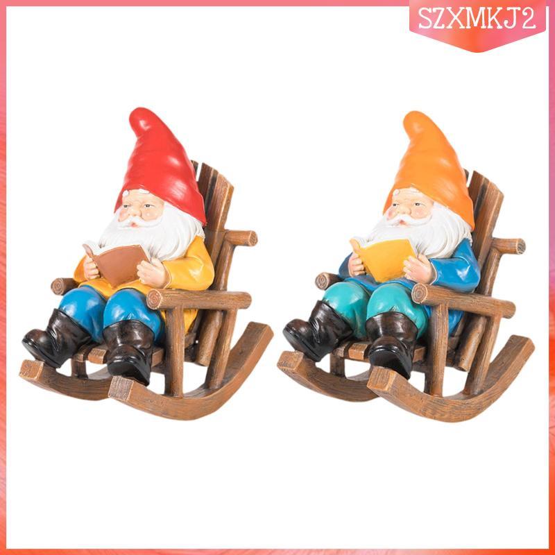 [szxmkj2] Gnome รูปปั้นเดสก์ท็อปเครื่องประดับ Gnome ประติมากรรมสําหรับห้องนั่งเล่นโต๊ะเดสก์ท็อป