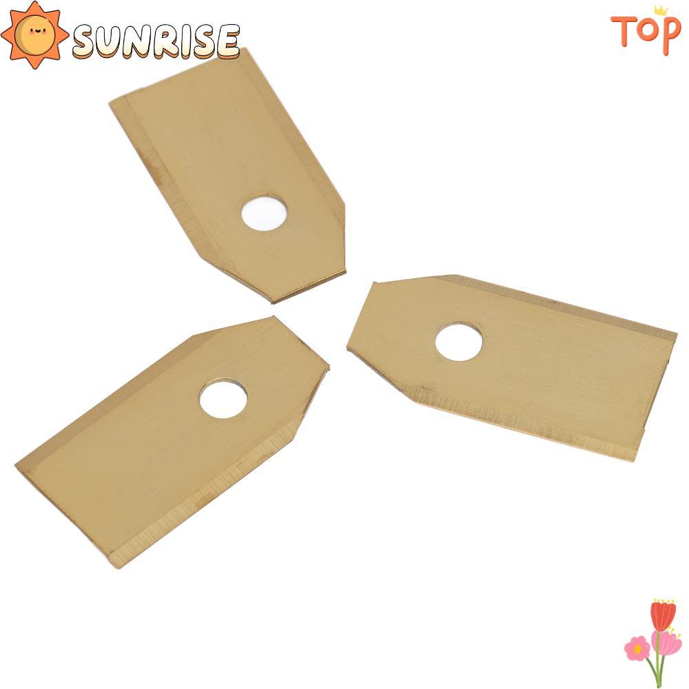 SUNRISE 36 ชิ้นหุ่นยนต์เครื่องตัดหญ้า,ไทเทเนียมเคลือบสแตนเลสเปลี่ยนใบมีดหุ่นยนต์,อัพเกรดสําหรับ Husq