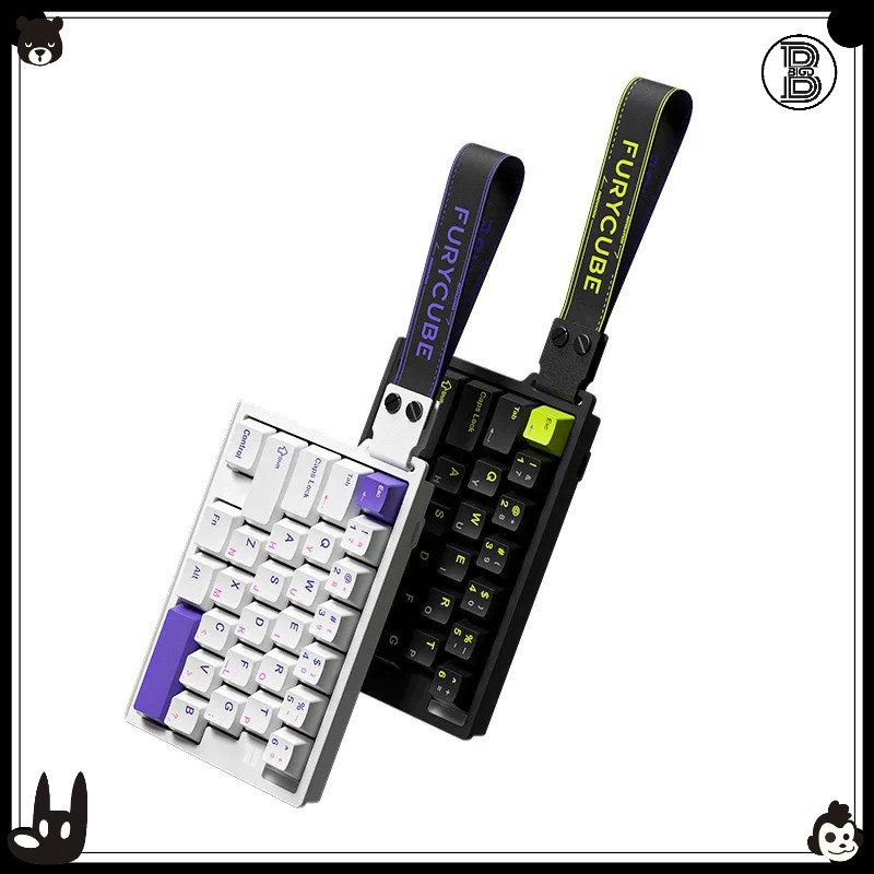 FURYCUBE M30HE Magnetic Switch Single - Handed Keyboard - 0.1ms 8K RGB Hot Swap Wired E - คีย์บอร์ดเ