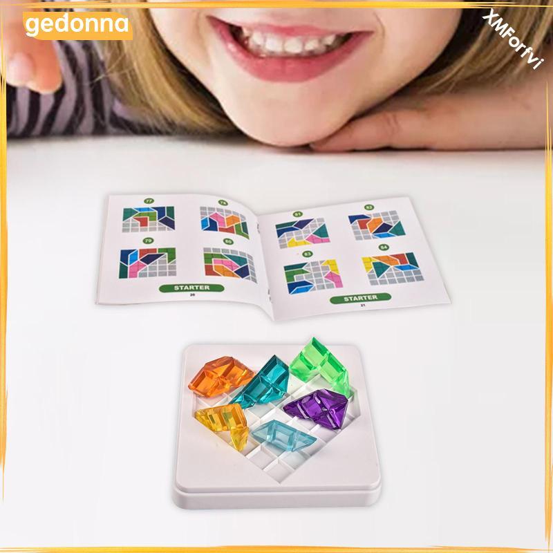 [gedonna] Travel Puzzle Game Educational Spatial Board Game วัยรุ่น IQ Love Puzzle Game
