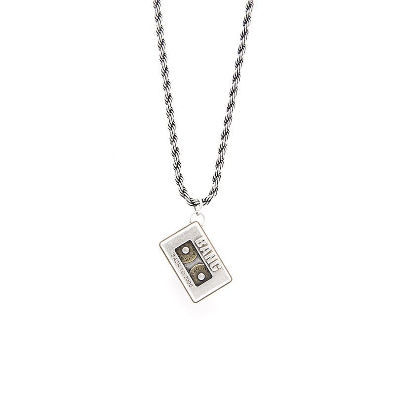 ] โซ่เสื้อกันหนาว 2,000 Liu Congbang สร้อยคอ [Niche BANGXKEY.L คืนด้วยจี้เสียง Simple UCS6