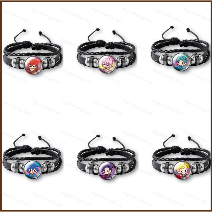 สร้อยข้อมืออนิเมะ Iruma-kun มายริมาซึตา!Iruma-kun พลอยหนังถัก ส่งเป็นของขวัญ