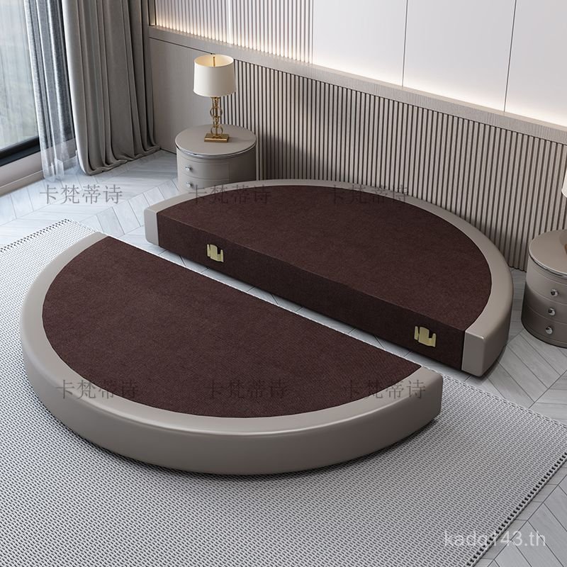 Influencer Hotel Base B & B Bedside Hotel Master Bed เตียงคู่ No Small Apartment Round Wedding Bed R