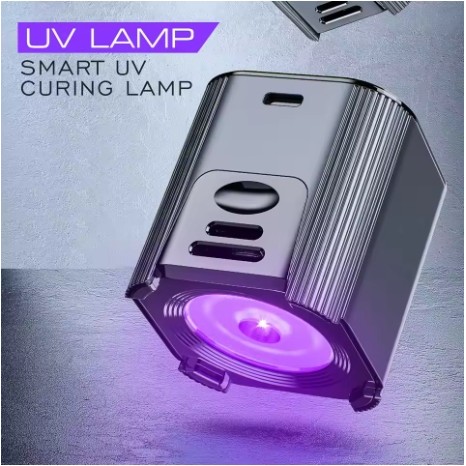 ไฟฉายอบยูวี Smart UV curing ใช้กับUSB C แรง 5-7วัตต์ ตั้งเวลาได้ ความยาวคลื่น 365-395nm