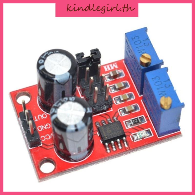 KING NE555 Pulse Module ความถี่ Duty Cycle เครื่องกําเนิดสัญญาณสี่เหลี่ยมแบบปรับได้