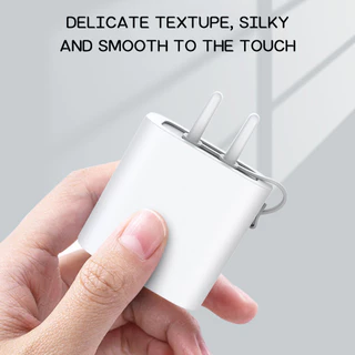 ตัวถนอมสายชาร์จ USB ซิลิโคนนิ่ม PD 20W สายชาร์จซิลิโคนหุ้มสายเคเบิลข้อมูลแบบสร้างสรรค์ ปลอกหุ้มแบบนิ่ม