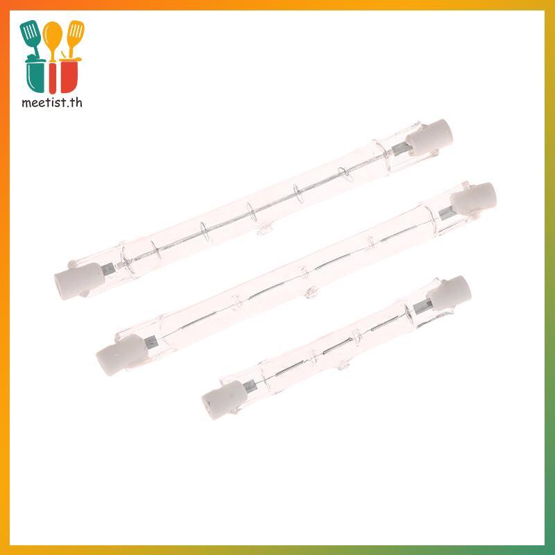 MEET โคมไฟ 70-1000W Double Ended Linear R7s หลอดไฟฮาโลเจน AC220-240V ตกแต่งในครัวเรือน R7s หลอดไฟฮาโ