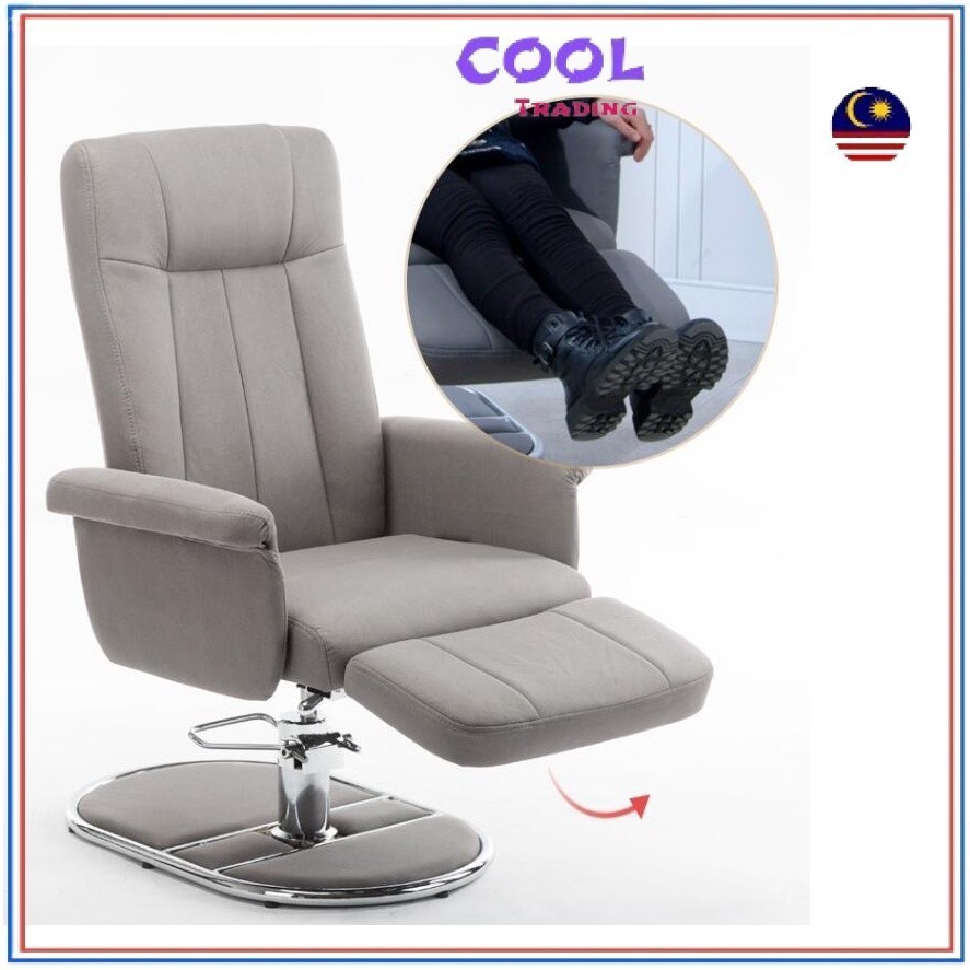 PP Hydraulic Lift Sofa Recliner Chair With Foot Rest Long Sitting Saloon Beauty Manicure Chair Lie B