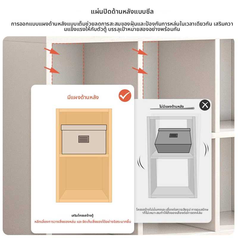 ชั้นวางหนังสือ-ของ สไตล์มินิมอล ตั้งพื้น หลายชั้น ห้องนั่งเล่น thumbnail 6