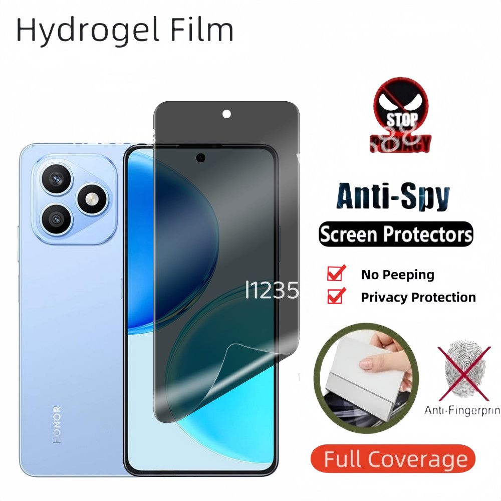 สําหรับ Honor X8D 4G ความเป็นส่วนตัว Anti Spy ด้านหน้าสําหรับ HONORx8d HonorX8C 4G 2025 Anti-Privacy