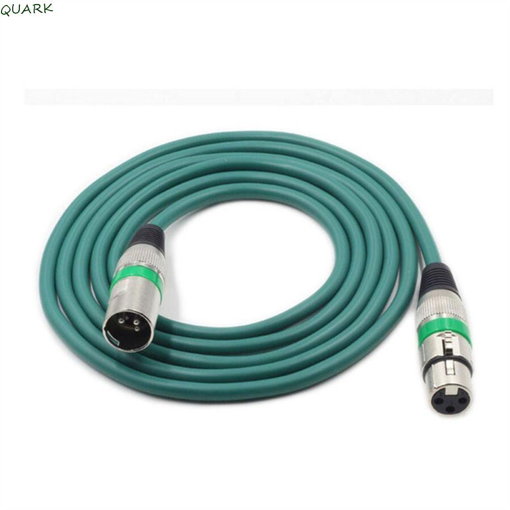 QUARK XLR สายชายหญิง 3 M 5 M 10 M สัญญาณเสียงสาย Shielded สําหรับ Mixer ไมโครโฟน ไมโครโฟน อุปกรณ์ สายสัญญาณเสียง