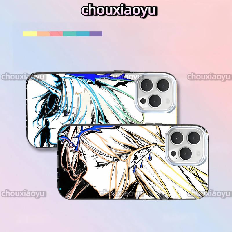 เหมาะสําหรับ VIVO IQOO15 IQOO13 IQOO12/11/Z9 Y36 V30 V40 เคสโทรศัพท์ Wuthering Waves Cartethyia อะนิเมะ Aurora เปลี่ยนสี