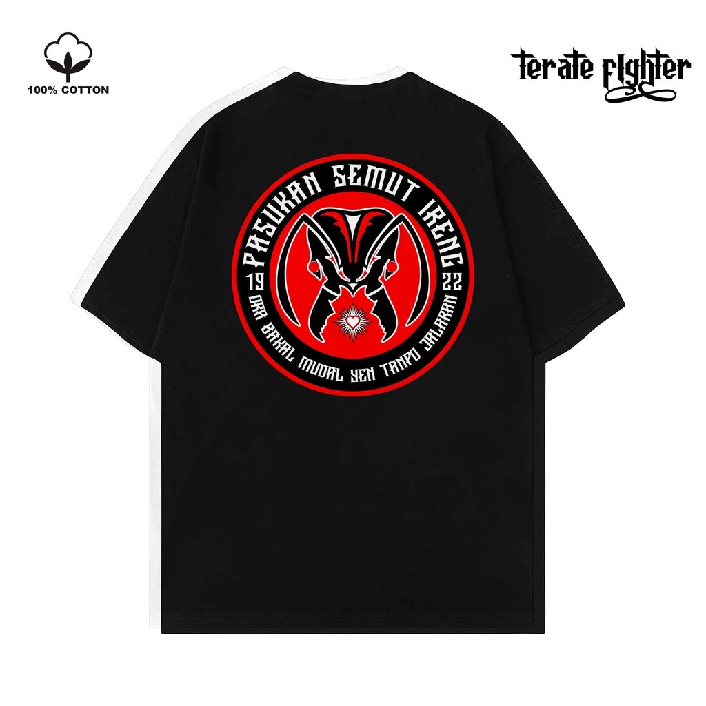 เสื้อยืด มด Elips สีดำ (Brotherhood Setia Hati Plastisol)