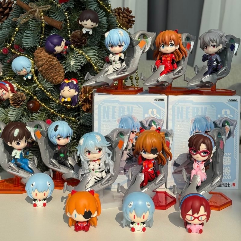 ของแท้ Resonance Neon Genesis Evangelion Driver Mystery Box เล่นอินเทรนด์ใหม่รุ่น Theatrical Asuka เ