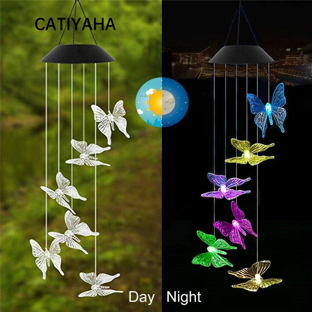 CATIYAHA Wind Chimes คริสตัล Wind Chimes Light สีสัน Wind Chimes Wind Chimes Light