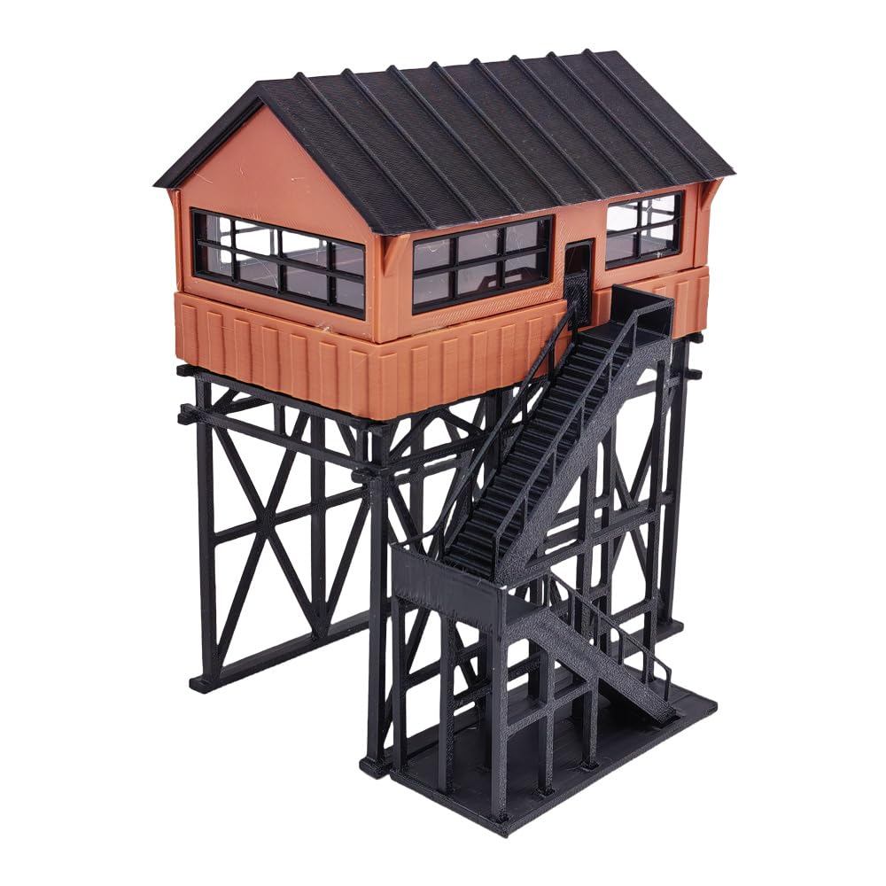 Outland Models Miniatures Station Upper Signal Box/Tower 1:87 HO Scale