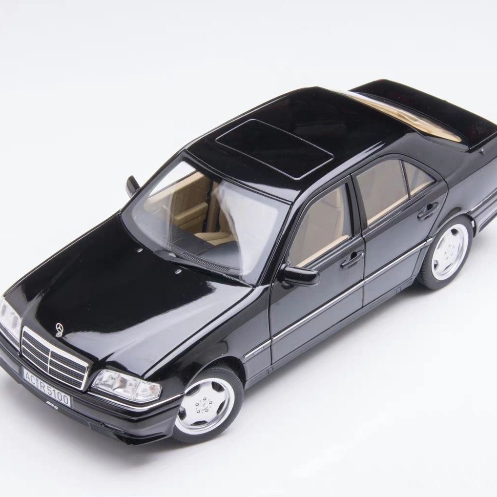 Norwell 1/18 Benz W202 AMG C36 Black C-Class Car Alloy Car Model