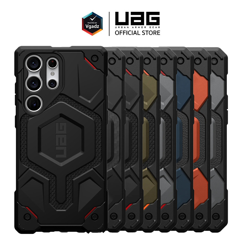 สําหรับ Samsung Galaxy S25 ultra / S24 Ultra / S24+ s23+ s25+ Plus Case UAG Monarch Kevlar Magnetic Phone Case Cover Premium Protection Casing