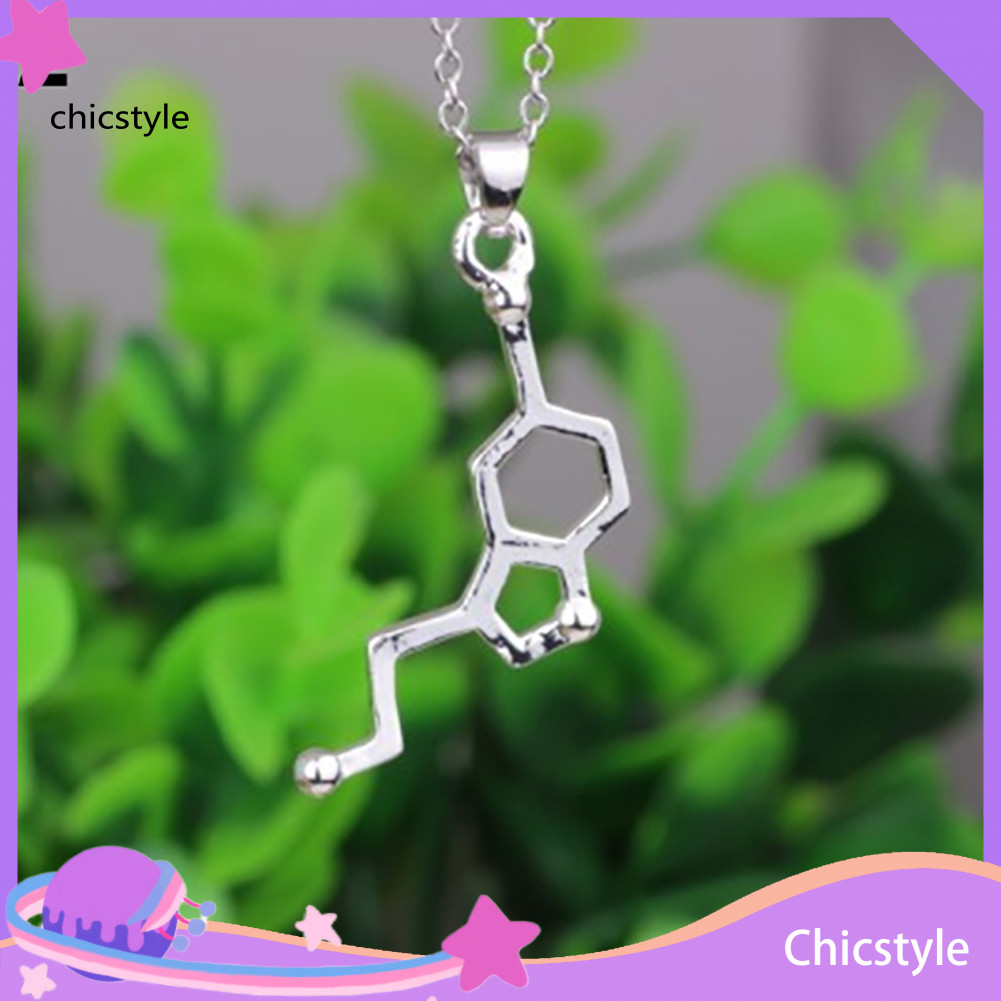 เก๋ DNA Serotonin Dopamine Acetylcholine Biochemistry Molecule จี้สร้อยคอ