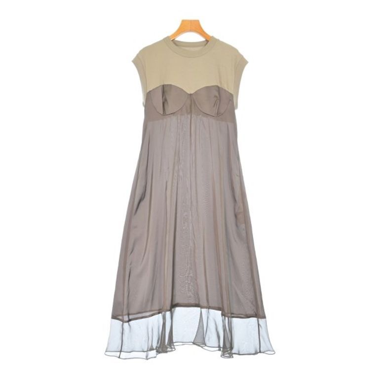 sacai Dress khaki Women Direct from Japan Secondhand