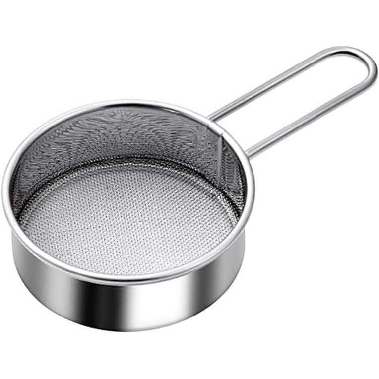 Strain Tea Strainer Diameter 2.5 Inch Stainless Steel Kitchen Baking Tool Flour Sieve Flour Sifter F