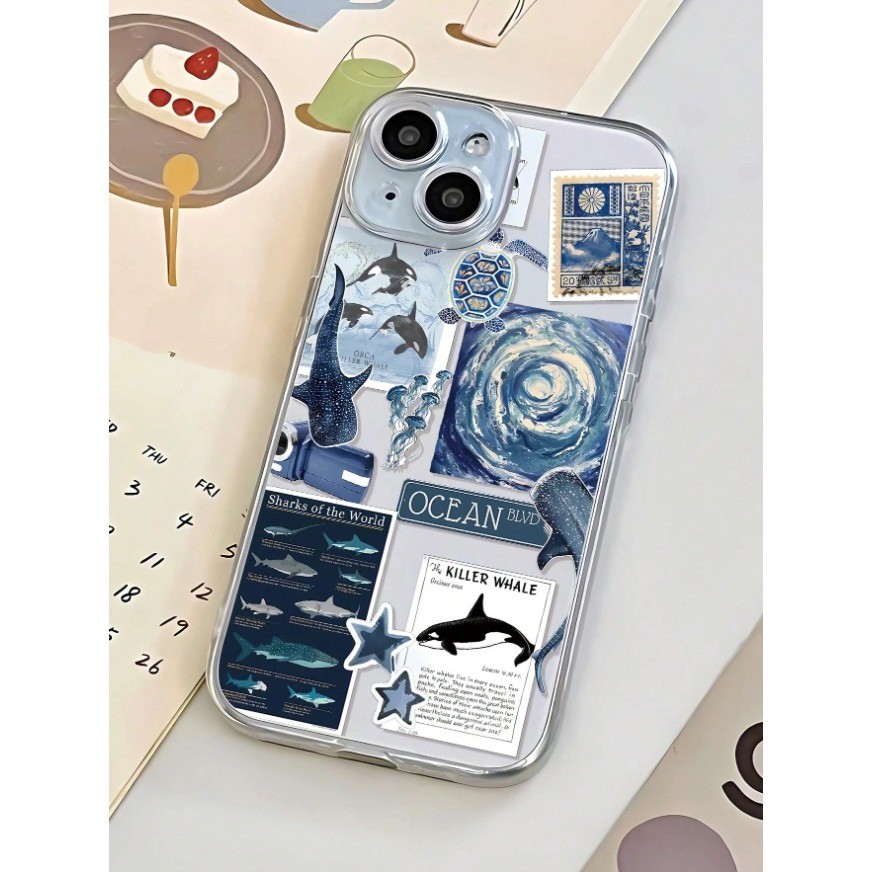 ท้องฟ้าที่เต็มไปด้วยดวงดาว For iPhone เคสไอโฟน 11 12 13 14 15 16 17 PLUS B4PRO MAX X XS จัดส่งจากประเทศไทย MAX XR