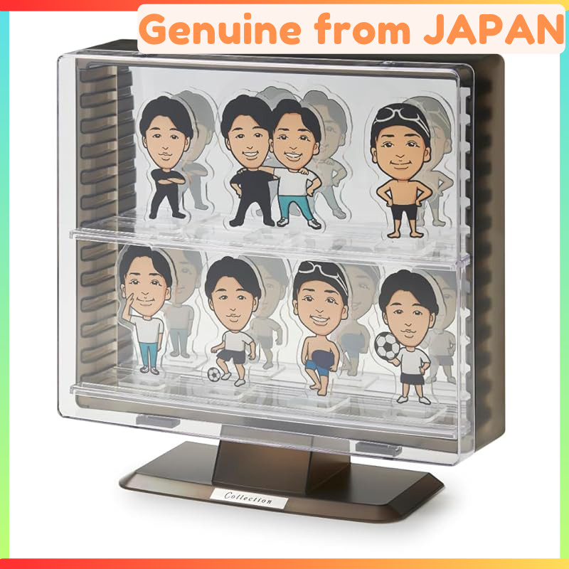 Iseto (ISETO) Figure Display / Collection Case ST606 (Stand Type) — Clear Black — W36.0 × D11.0 × H3