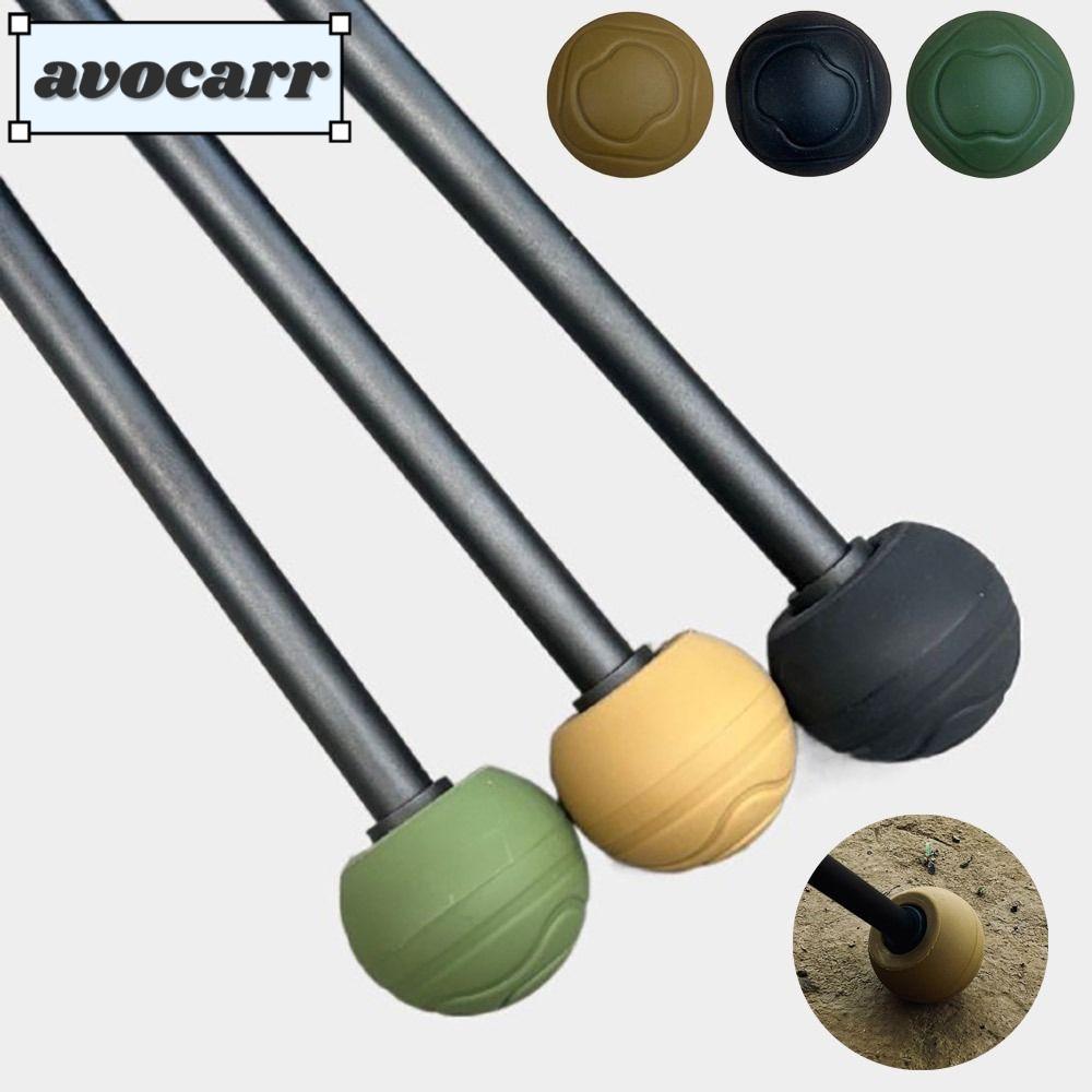 Avocarr ปลอกสวมหุ้มขาเก้าอี้ กันลื่น ทนทาน สําหรับตั้งแคมป์ 1/4 ชิ้น